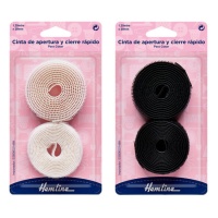 Velcro de 2 cm para costura - Hemline - 1,25 m