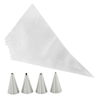 Conjunto de tubos descartáveis com bicos de aço - Wilton - 12 pcs.