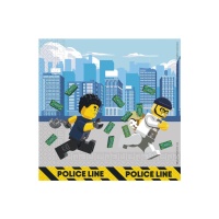 Guardanapos Lego Police 16,5 x 16,5 cm - 20 unid.