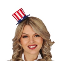 Mini chapéu com a bandeira americana