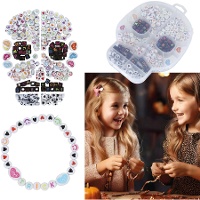 Caixa de contas de caveira para pulseiras - 270 pcs.