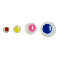Formas de olhos coloridas sortidas para artesanato - 75 pcs.