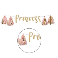 Guirlanda de borlas de princesa