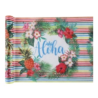 Caminho de mesa havaiano Aloha de 30 cm - 5 m