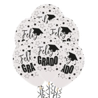 Balões de látex transparentes 30 cm - Sempertex - 12 unidades
