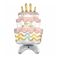 Balão bolo de aniversário 97 cm - Grabo