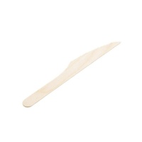 Facas de madeira 16 cm - 12 unidades