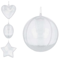 Figura de plástico de 8 cm para pendurar - 1 unid.