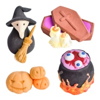 Bonecos de açúcar 3D Halloween de 3 a 8 cm - Dekora - 20 unidades