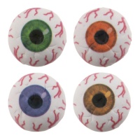 Figuras de açúcar com olhos coloridos 3,5 cm - Dekora - 24 unidades
