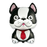 Balão de cão preto e branco 70 x 46 cm - Conver Party