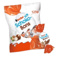 Kinder Schokobons de chocolate com leite - 125 gr