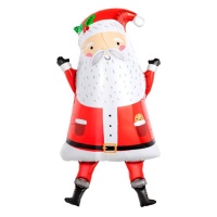 Balão engraçado Pai Natal 94cm
