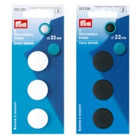 Botões de plástico reversíveis de 2,2 cm - Prym - 3 unidades