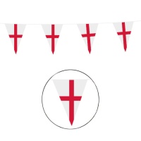 Estandarte de São Jorge em triângulo de 10 m