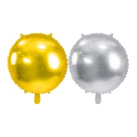 Balão metálico redondo 59 cm - Partydeco