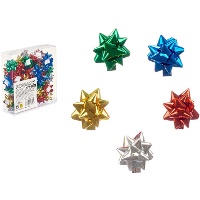 Fita de laço com brilho para presente de 4 cm - 72 unidades