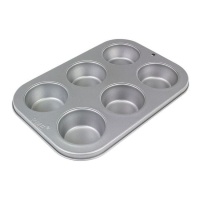 Forma de aço para cupcakes 28,9 x 17,7 x 3,1 cm - PME - 6 cavidades