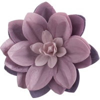 Oblea de Flor Water Lily Lilás de 14 cm