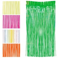 Cortina de 2 x 1 m em cores neon - 1 unidade