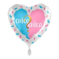 Menino ou Menina? Balão Coração 43 cm - Premioloon