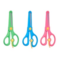 Tesoura infantil de 14 cm com sortido de segurança - 1 unid.