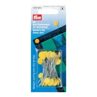 Alfinetes de cabeça de flor plana para acolchoamento 50 x 0,60 mm - Prym - 50 unidades