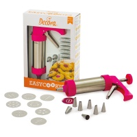 Pistola de biscoitos com acessórios - Decorate