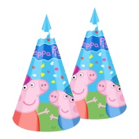 Chapéus de Porco Peppa - 6 pcs.