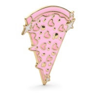 Alfinete pizza do amor 3,5 x 3 cm - 1 unid.
