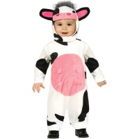 Fato de vaca feliz para bebé