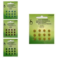 Pregos de pressão 0,6 cm - Pónei - 12 pares