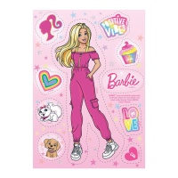 Bolacha comestível Barbie 15 x 21 cm - Dekora - 10 unid.