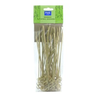 Espetos de bambu de 18 cm com pega em arco - 50 unidades