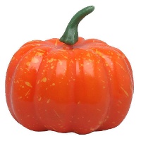 Abóbora mini decorativa de 7,5 cm - 2 unidades