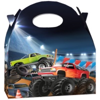 Caixa de cartão Monster Truck - 12 pcs.