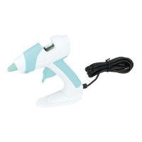 Pistola de silicone 25 W branco e verde - Artemio