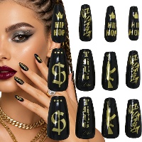 Unhas postiças Thug Life - 12 unidades