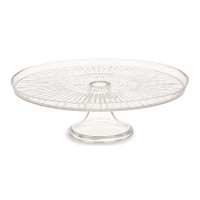 Suporte para bolos de 33 cm com rebordo brilhante