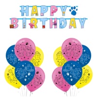 Pack Decoração Festa Blues Clues Modelo 2 - 13 Peças