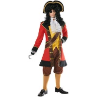 Fantasia de Capitão Pirata Gancho para Homem