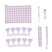 Kit de manicure de Vichy lilás - 8 peças
