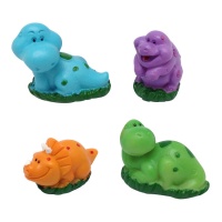 Bonecos de dinossauro para bolos de 3 a 3,5 cm - Dekora - 50 unidades