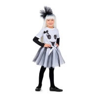 Fato de fantasma com tutu para menina