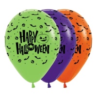 Feliz Halloween Balões de Látex 30 cm - Sempertex - 12 unidades