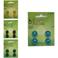 Botões de pressão de 1,5 cm - Pónei - 12 pares
