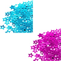 20 gr de confetti estrela oca metalizada