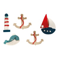 Figuras de açúcar de Marinheiro - Decora - 5 unidades