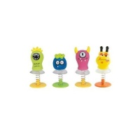 Boneco saltador monstro - 4 unidades