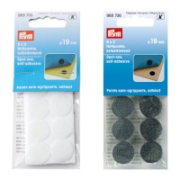 Velcro autoadesivo em discos de 1,9 cm - Prym - 8 pares